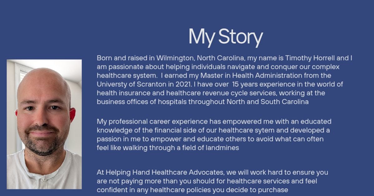 Tim Horrell Helping Hand Healthcare Advocates